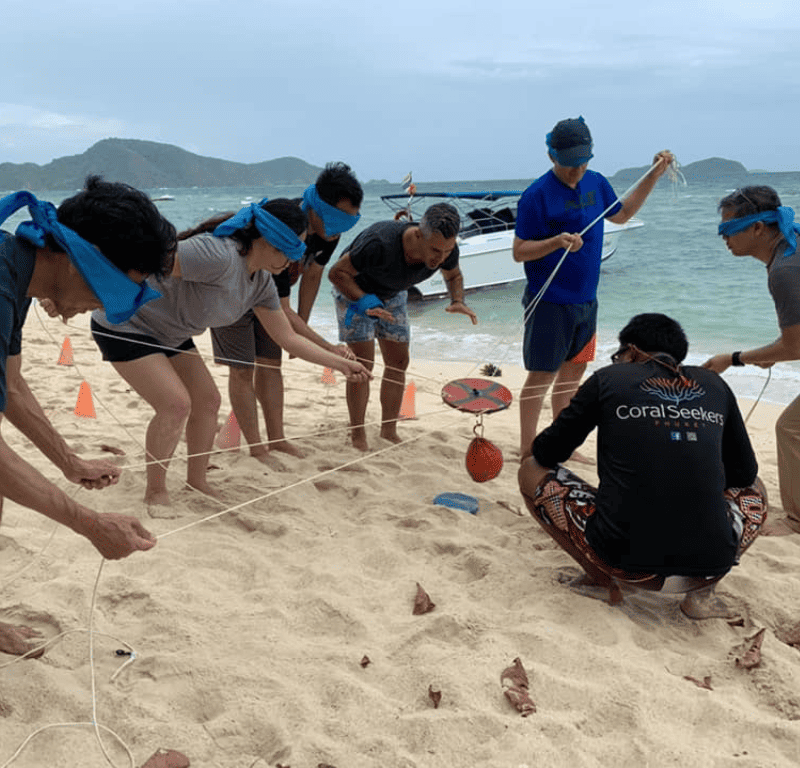 Corporate outdoor team building activities beach team fun and games