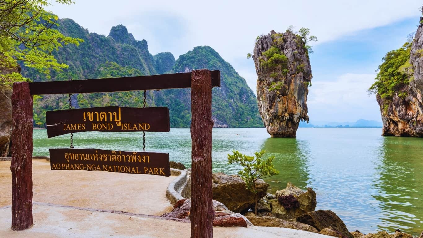 The hugely famous james bond island is a protected area