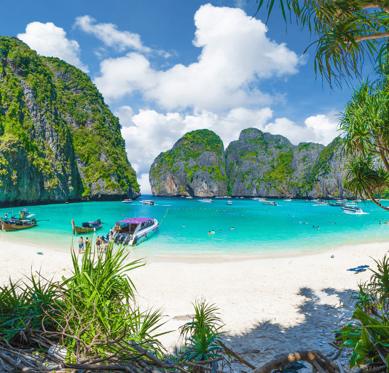 Visit premier destinations like maya bay and the phi phi islands with fun seekers