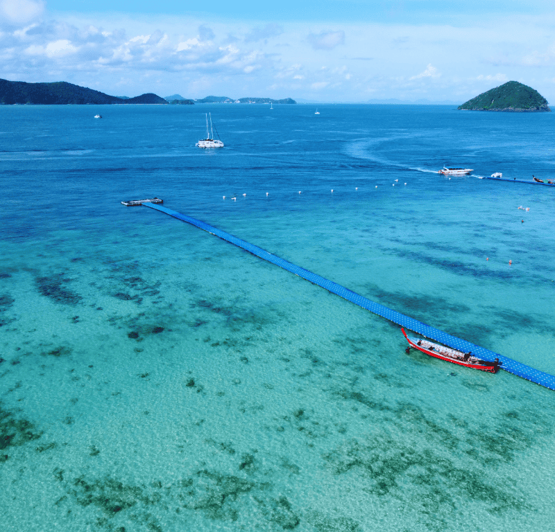 The racha islands also known as raya islands