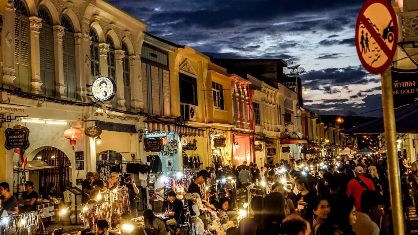 Old phuket town night market