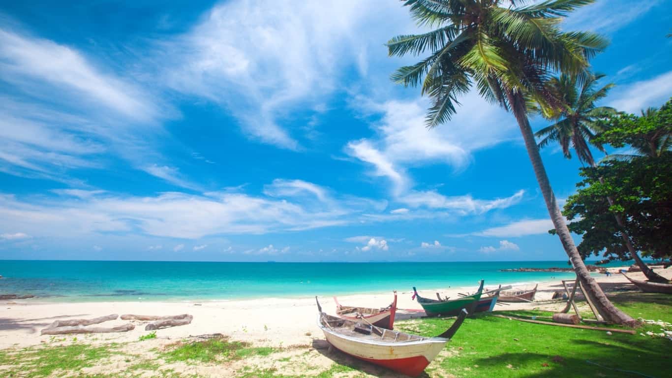 Find an idyllic spot on koh lanta