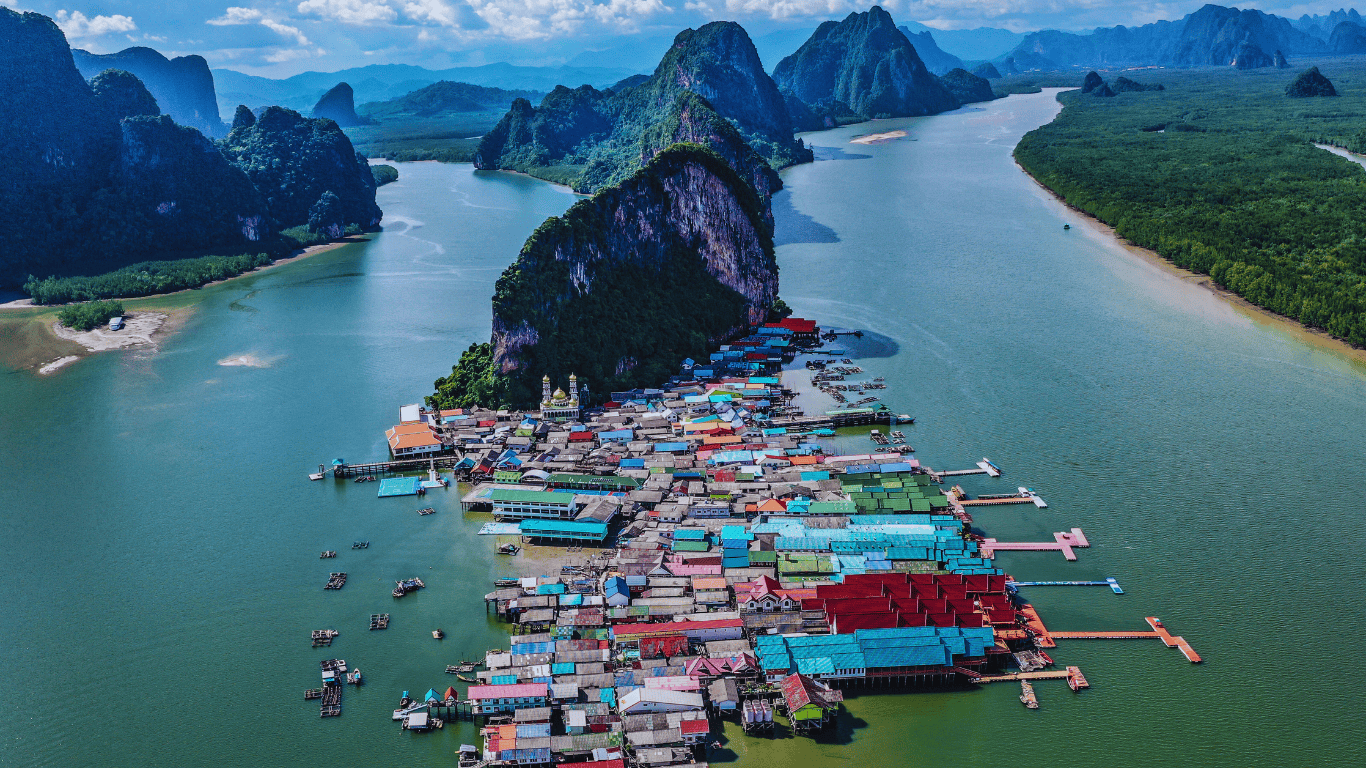 Visit phang nga bay, koh panyee and james bond island