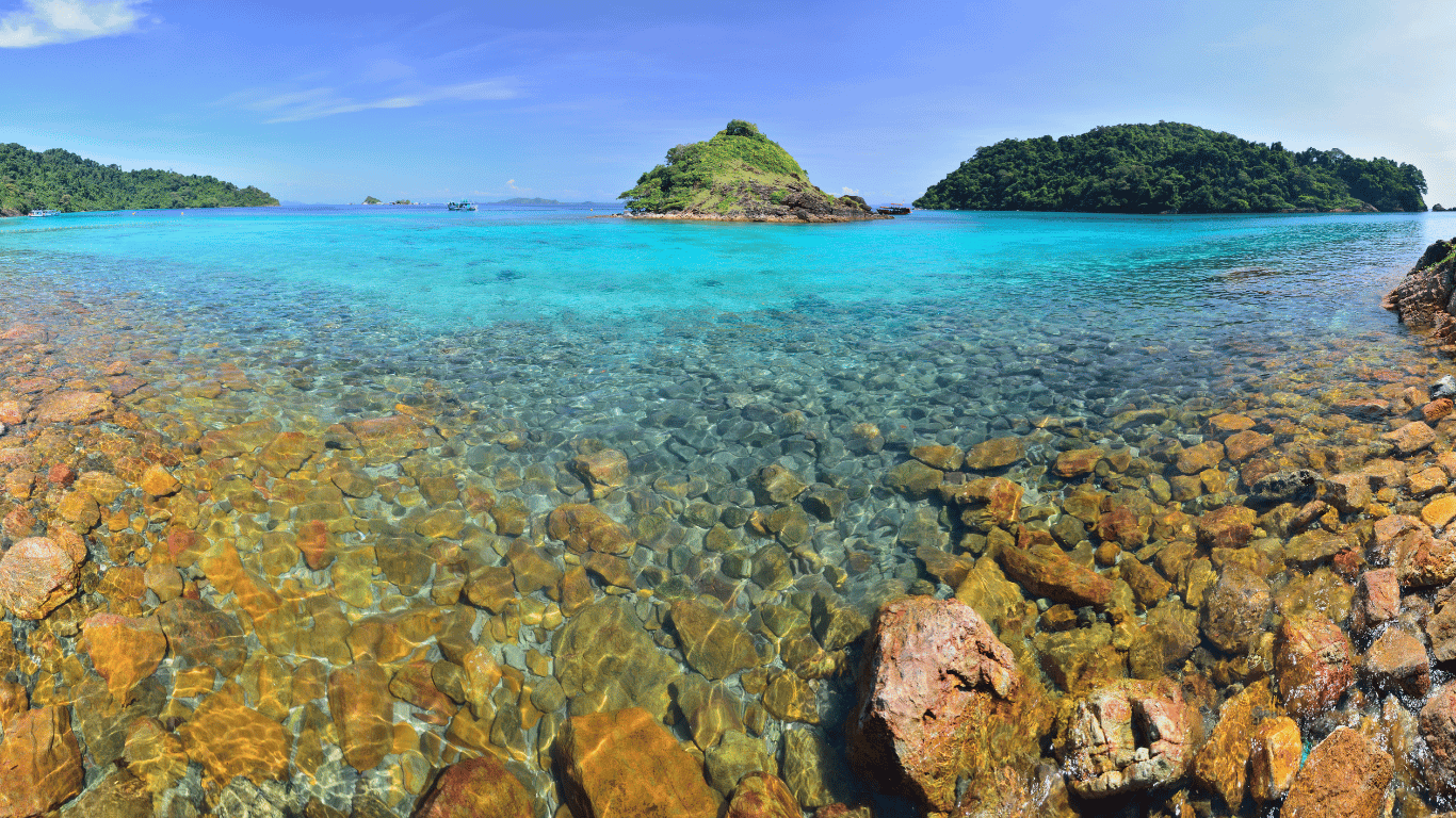 Clear waters