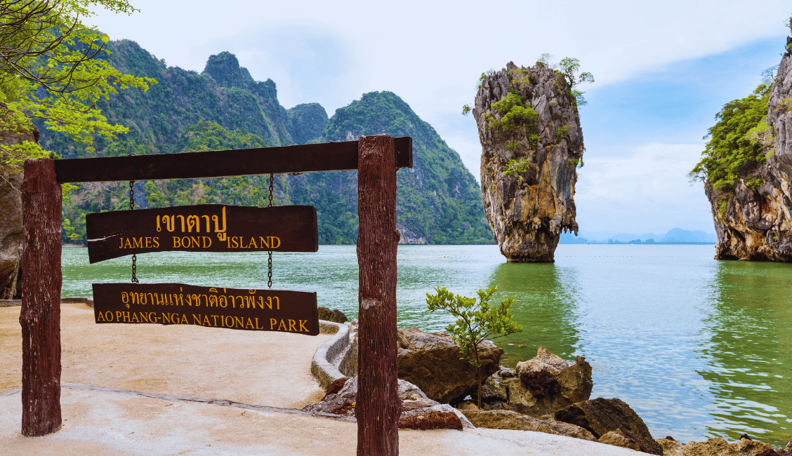 Bonding with nature! James bond island - a view to a kill!