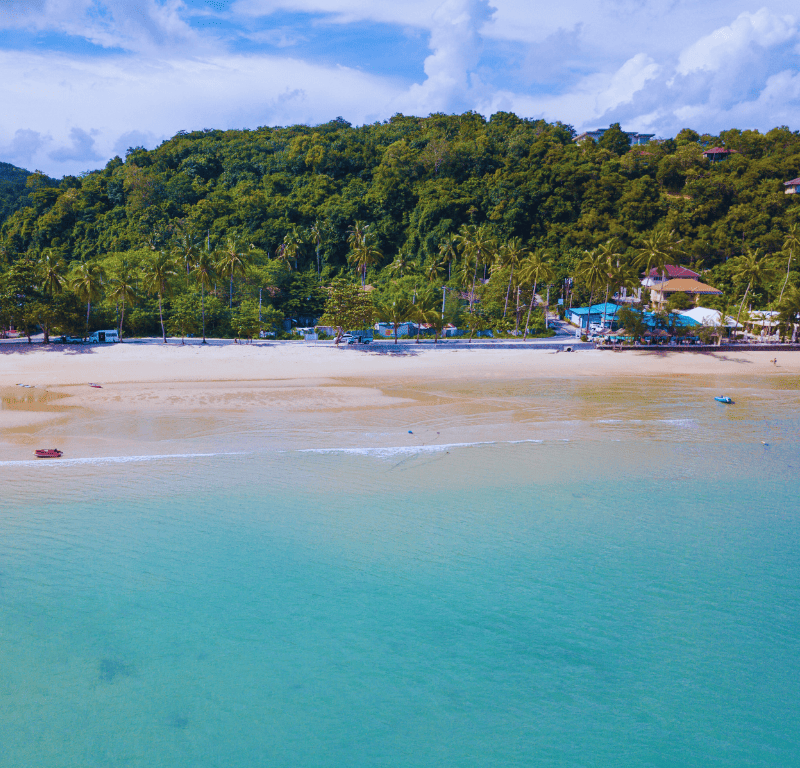 Ao yon beach departure for kayak adventures off phuket