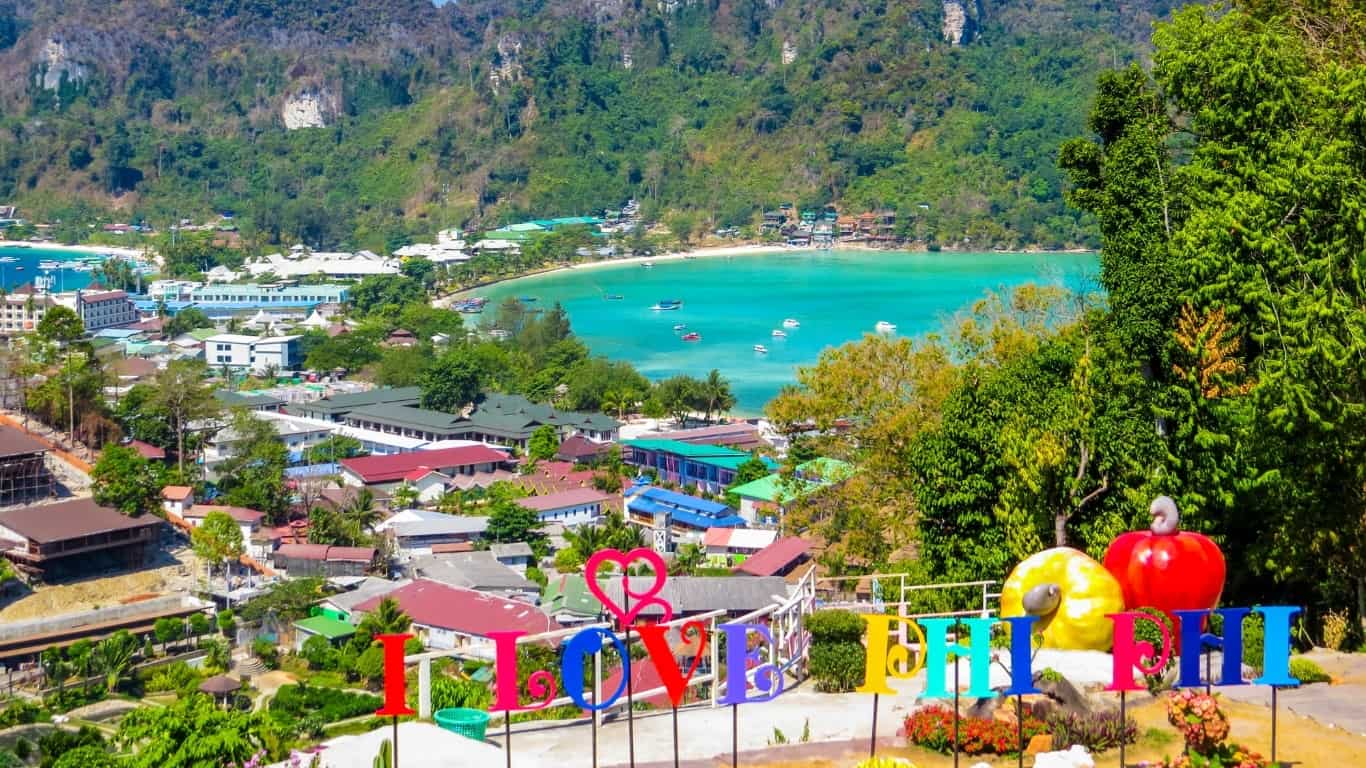 Visit phi phi island and explore!