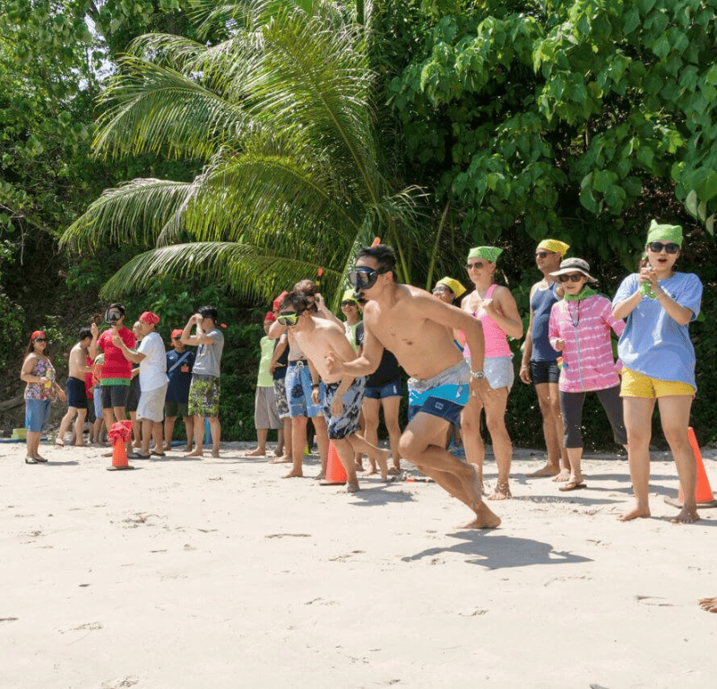 Religious team building activities phuket beach games