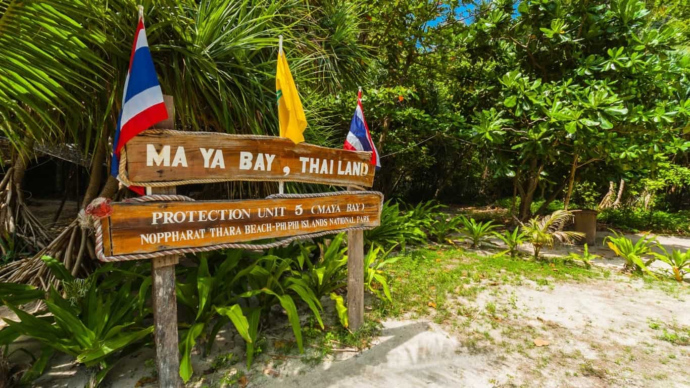 National park fees are paid in thai baht cash on the day