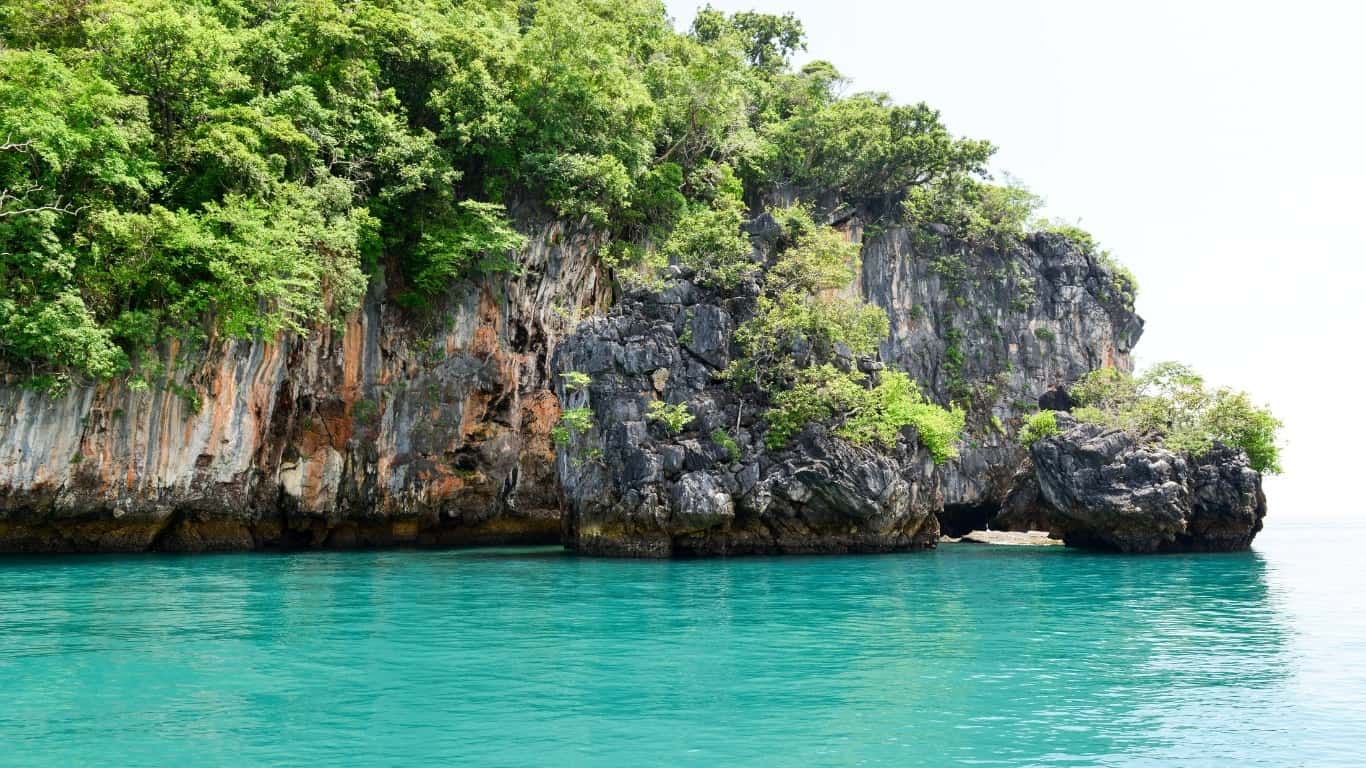 Explore the great bay and stop off at panak island