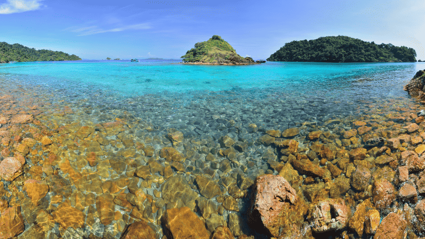 Koh rang noi island water view