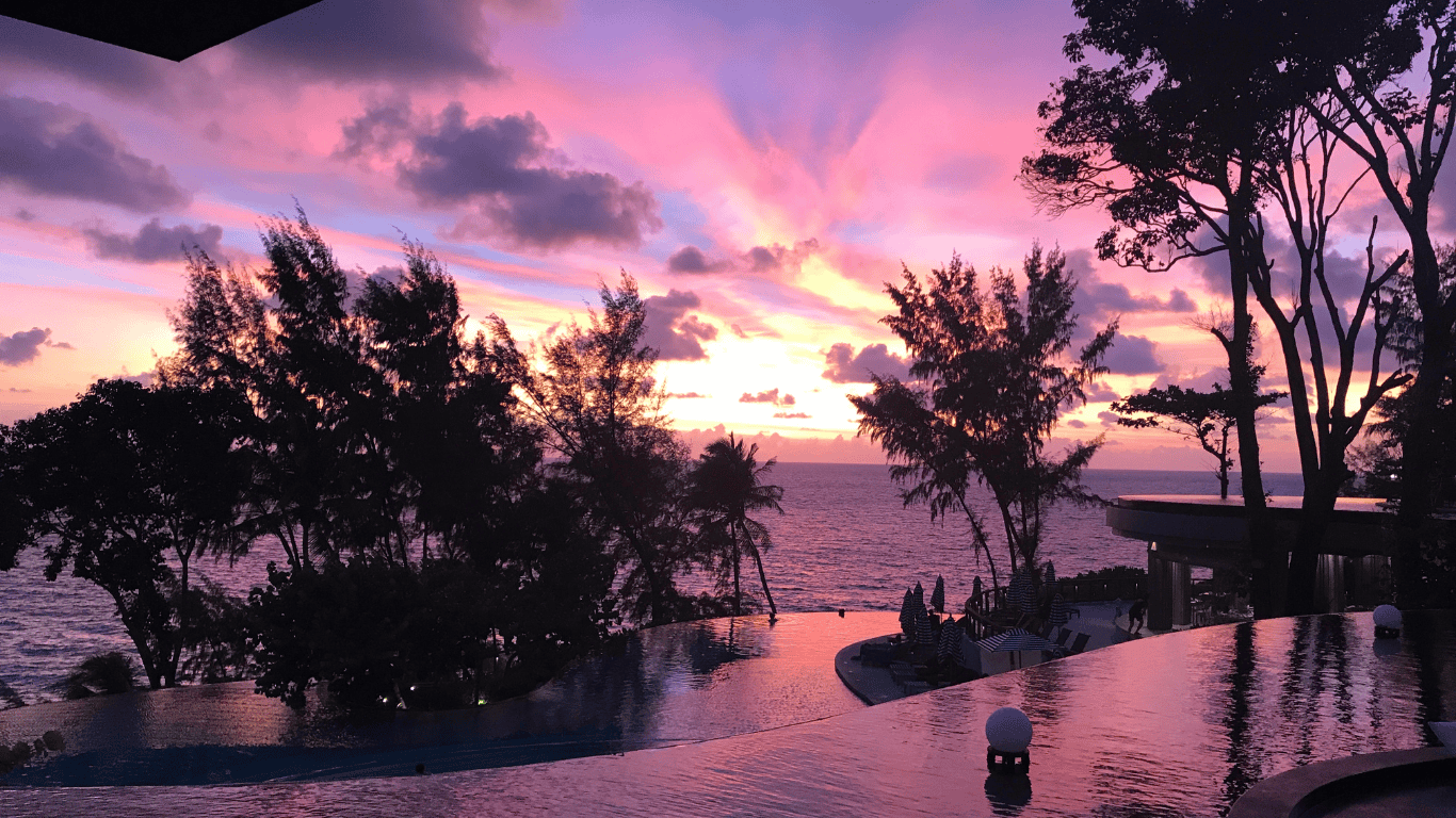 Marvel the glorious sunsets of phuket even from your hotel!