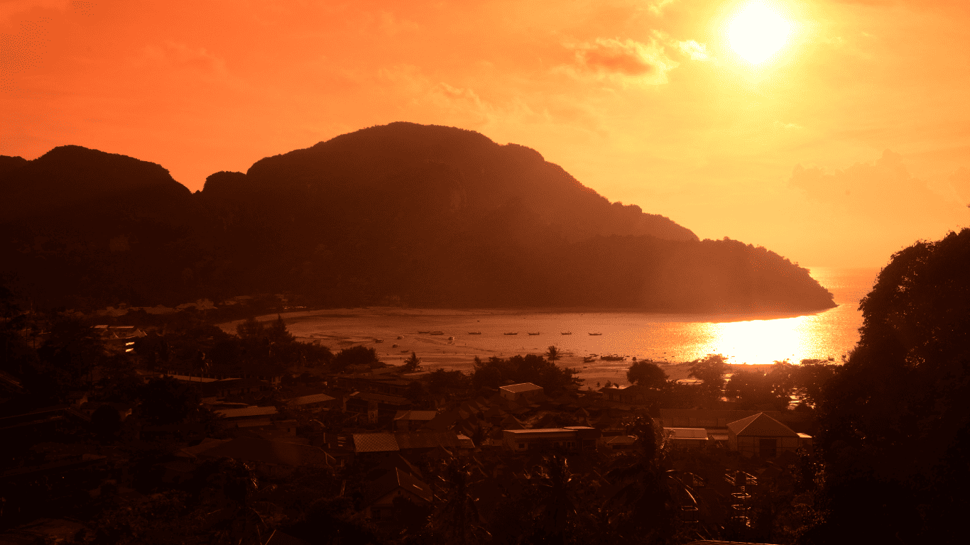 Phi phi island sunset